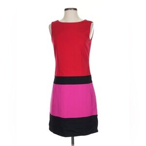 Laundry By Shelli Segal Red and Pink Sheath Mini Dress